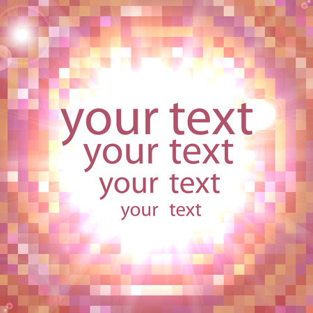Abstract shimmering background in pink colors with place for your textのイラスト素材