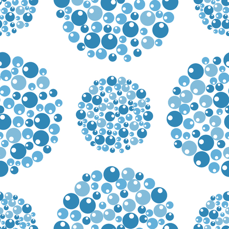 Abstract seamless pattern with dropsのイラスト素材