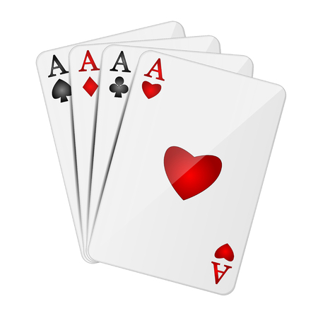 vector Illustration of a background with casino elementsのイラスト素材