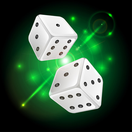 vector Illustration of a background with casino elementsのイラスト素材