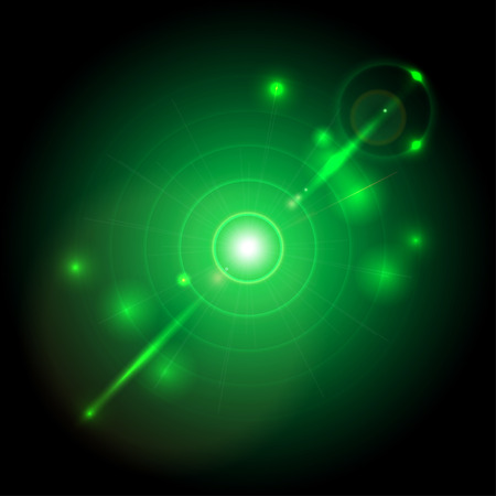 abstract glowing background with a targetのイラスト素材