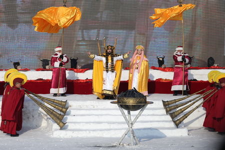 Winter fishing Festival のeditorial素材