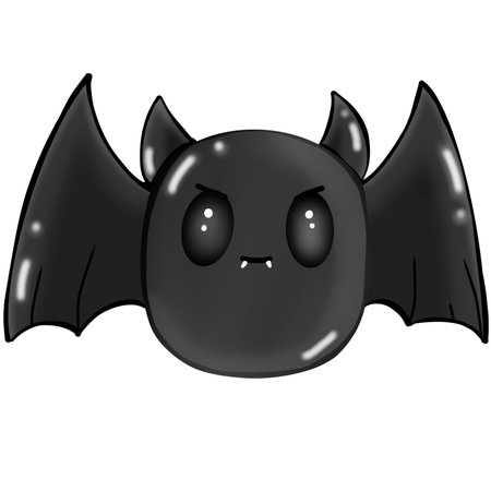 scary bat halloween vector illustrationのイラスト素材