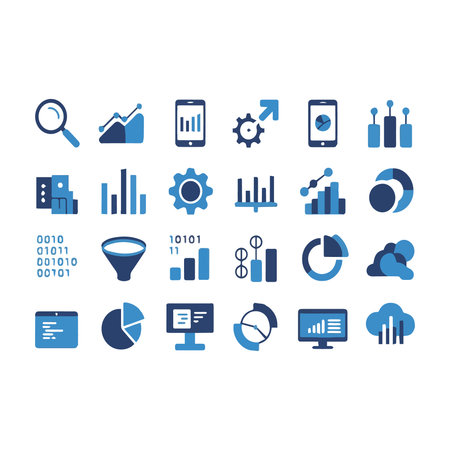 Simple Set of Cloud Computing Related Vector Icons. Contains such Icons as Computer, Data, Analytics and more.のイラスト素材