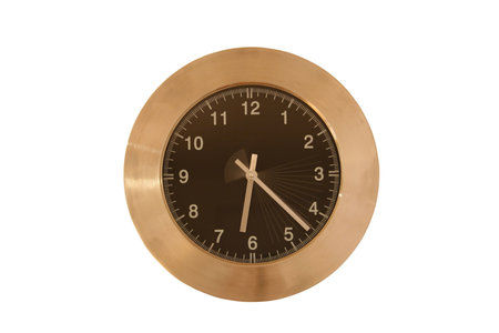 Photo of wall clock, with speeding seconds