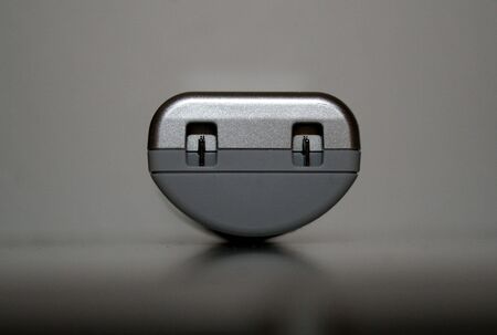 A closeup of a cordless phoneの写真素材