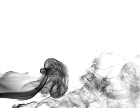 abstract smoke shot in whiteの写真素材