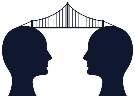 Bridge between mindsのイラスト素材