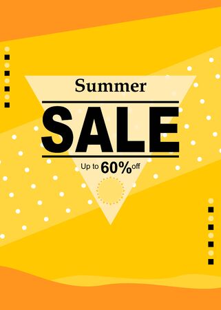 Summer sale poster designのイラスト素材