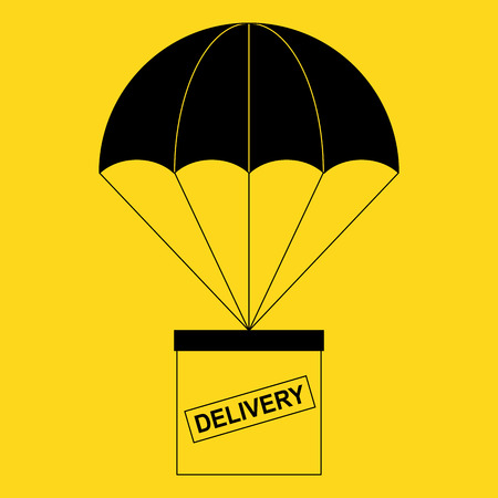 Package delivery concept illustration.のイラスト素材