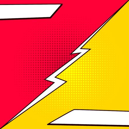 Comic book style contrast backgroundのイラスト素材