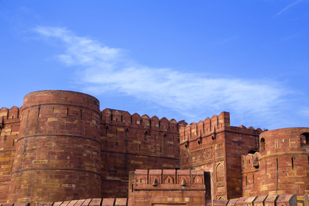 The Red Fort, Agra, Indiaのeditorial素材