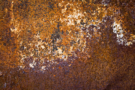 Iron sheet with rust as background