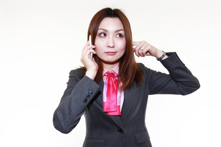 Stressed Business Womanの写真素材