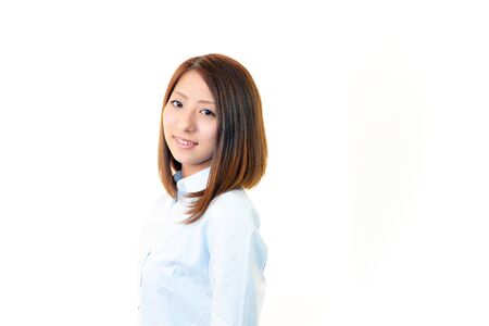 Smiling business womanの写真素材