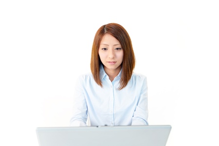 Smiling business womanの写真素材