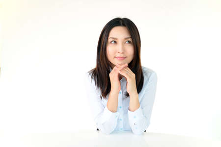 Smiling business womanの写真素材