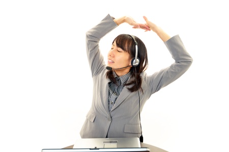 customer services operatorの写真素材