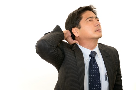 Stressed businessman の写真素材
