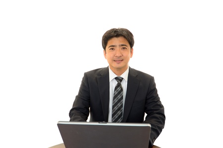smiling businessmanの写真素材