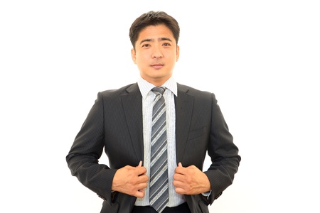 Smiling businessmanの写真素材