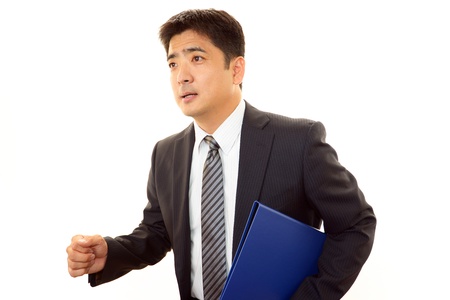 Smiling businessmanの写真素材
