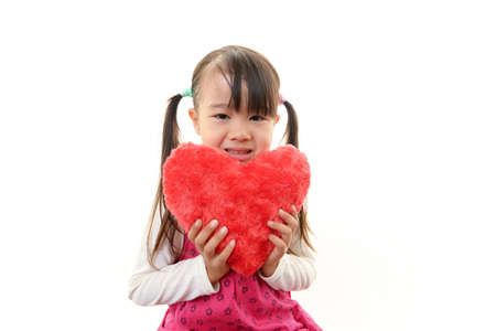 Happy asian girl smile on her faceの写真素材