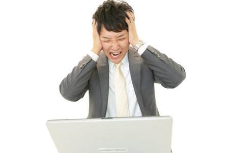 Stressed businessman 