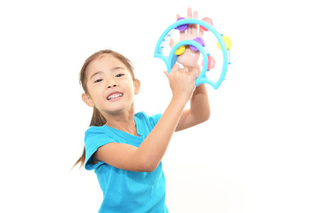 Smiling girlの写真素材