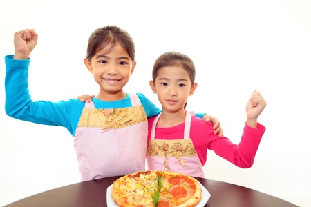 Smiling girlsの写真素材