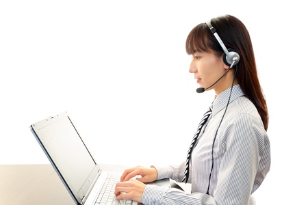 customer services operatorの写真素材