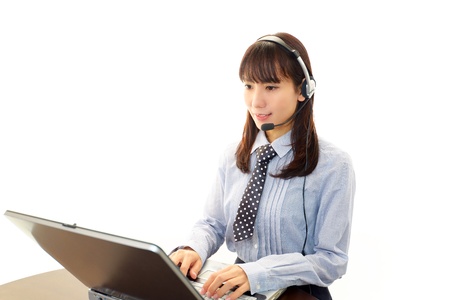 Smiling business womanの写真素材