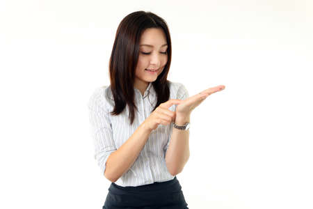 Smiling business womanの写真素材