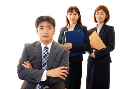 Smiling businessmanの写真素材