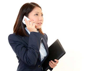 Smartphones and Women の写真素材