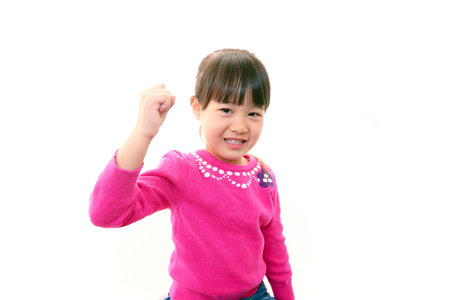 Portrait of little Asian girl