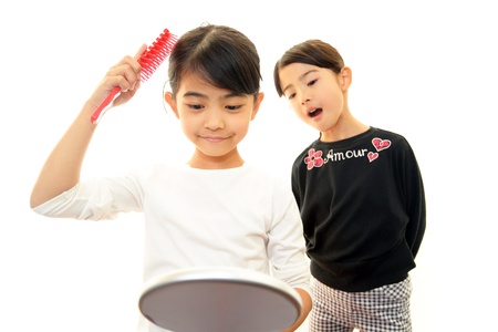 Smiling girlの写真素材