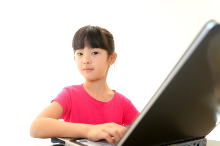 Girl With Notebookの写真素材