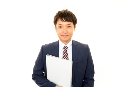 Smiling businessmanの写真素材