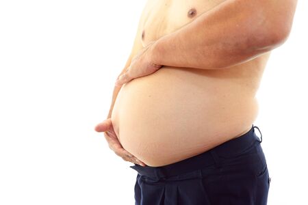 Obese manの写真素材
