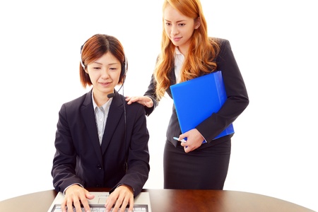 Smiling business womanの写真素材