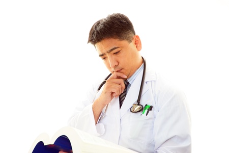 Doctor of an earnest expressionの写真素材