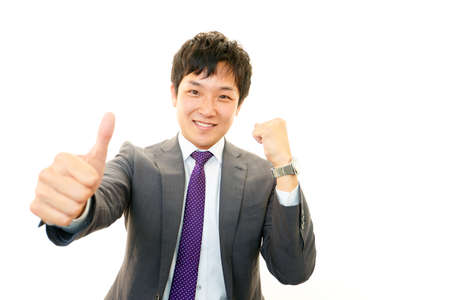Smiling businessmanの写真素材