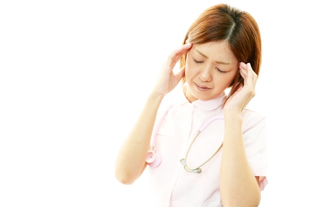Portrait of  Asian female nurse の写真素材