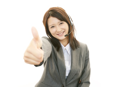 Joy a successful womanの写真素材