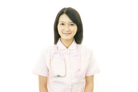 Portrait of a female nurseの写真素材