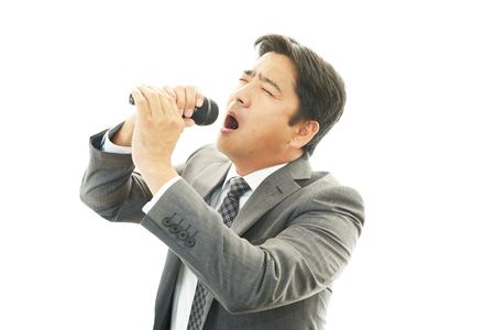 Portrait of an Asian businessmanの写真素材