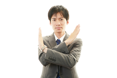 Disappointed businessman  の写真素材
