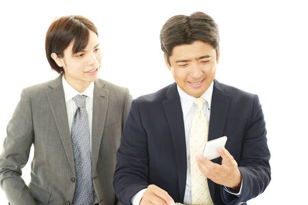 Joyful menの写真素材