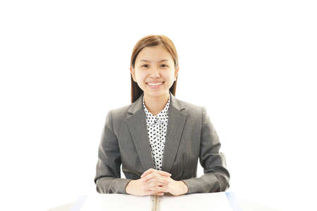 Portrait of a young business womanの写真素材